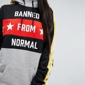 Rare NWT size Medium Adidas Rita Ora Banned From Normal Hoodie